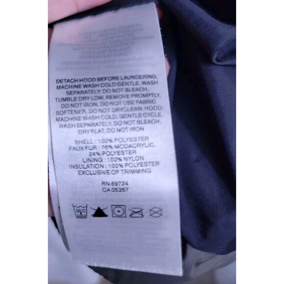 Columbia Snow Eclipse Fur Lined Hood Mid Jacket Women's size LARGE - Picture 8 of 8